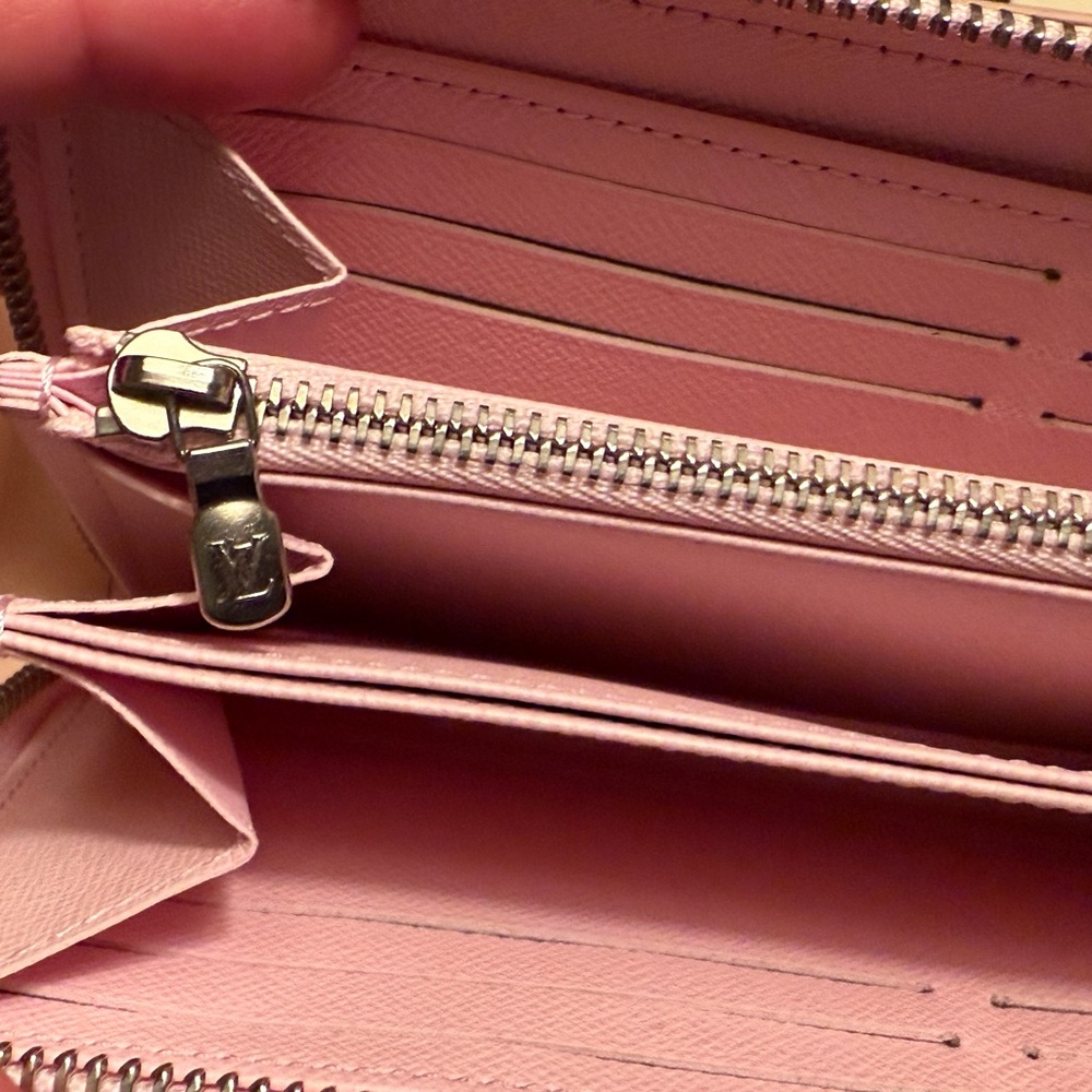 SOLD LOUIS VUITTON LV Escale Used Zippy Long Wallet Leather Pastel Pink - Picture 5 of 13